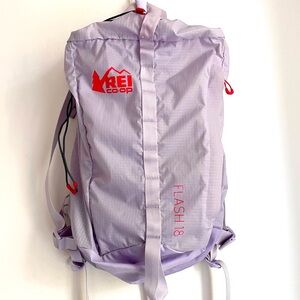 REI Flash 18 backpack in lavender